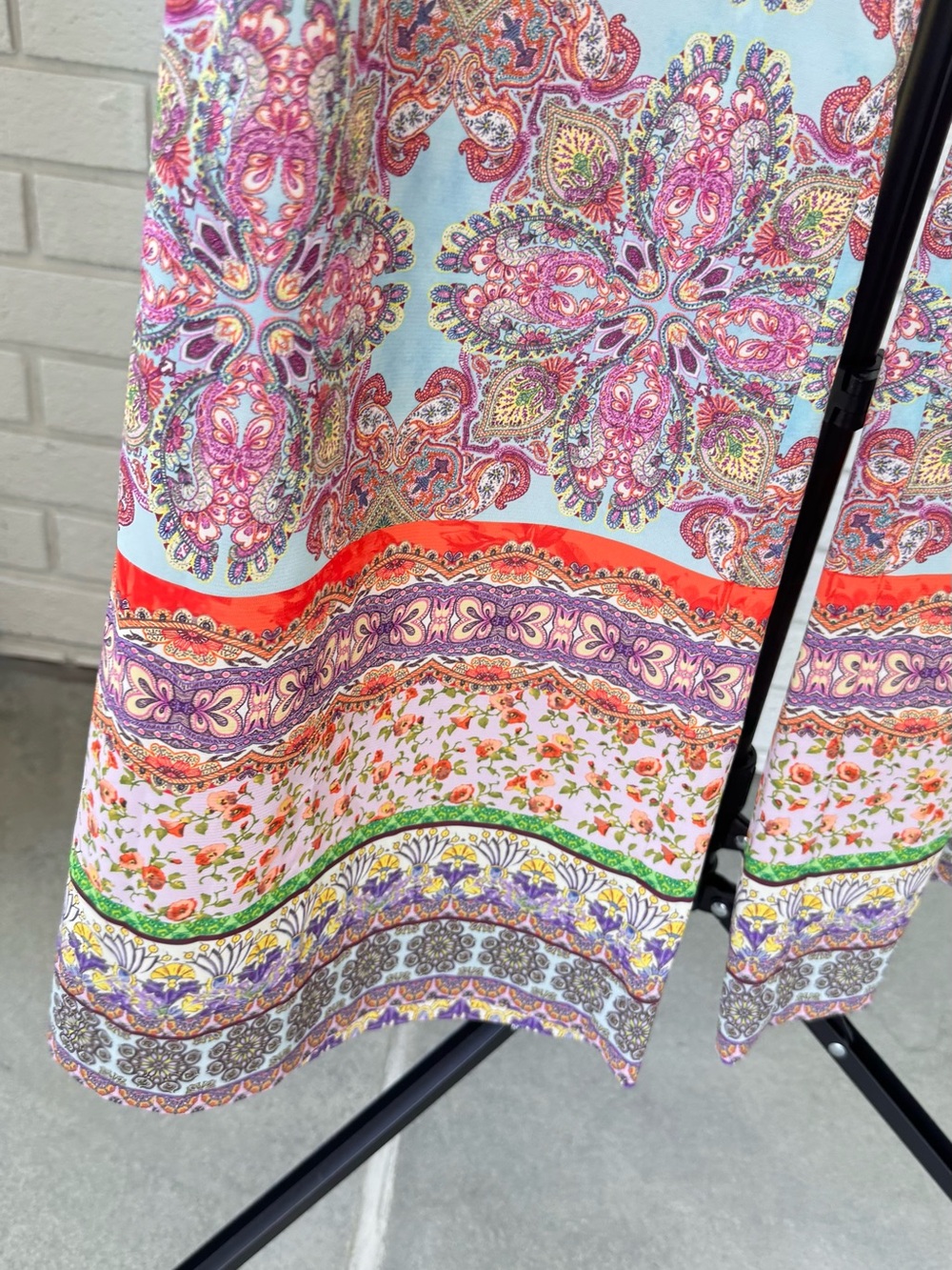 ALICE & OLIVIA- Stunning Flora Boho  Print Long Kimono & Pant Set - Picture 8 of 16